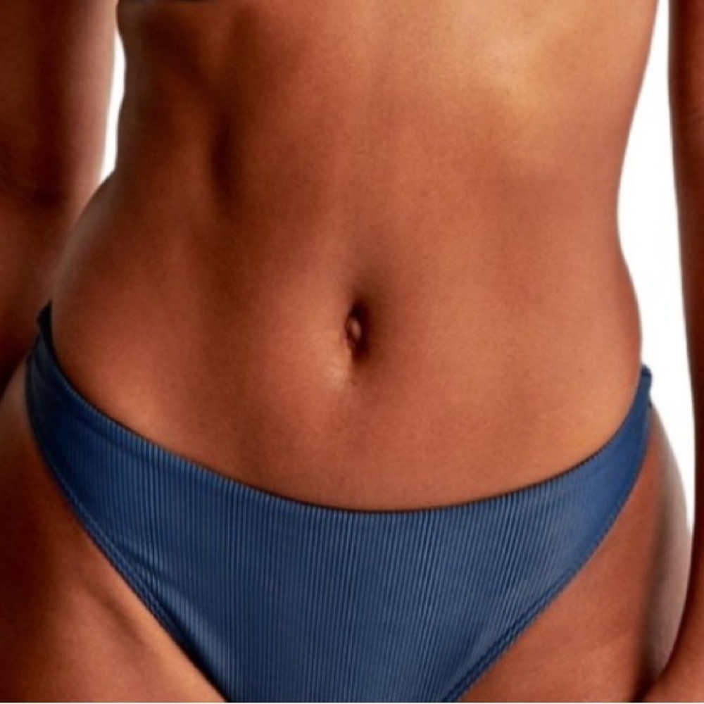 Abercrombie & Fitch Navy High Leg Bikini Bottom